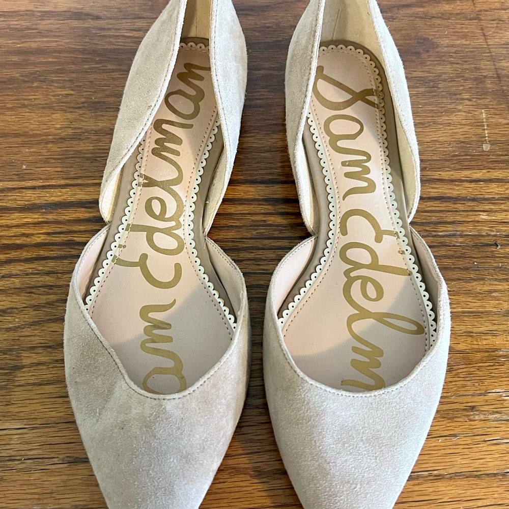 Sam Edelman Tan Suede Flat Shoes Size 8